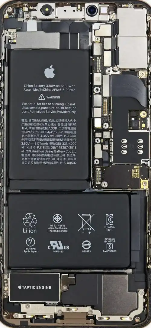 壁纸|iphone xs 内部拆机结构壁纸分享