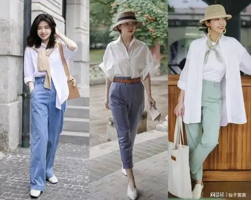 夏季三木时尚穿搭秘诀,把基础款白衬衫,穿出了时髦感美出新高度