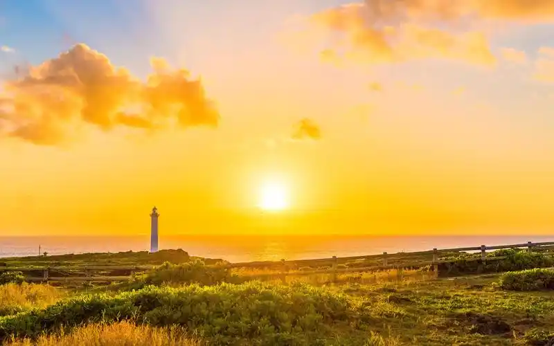 日本冲绳岛日落美景桌面壁纸高清大图预览1920x1200_风景壁纸下载_美