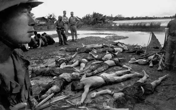 残酷越战的真实影像,战争残酷但我不补惧怕战争!