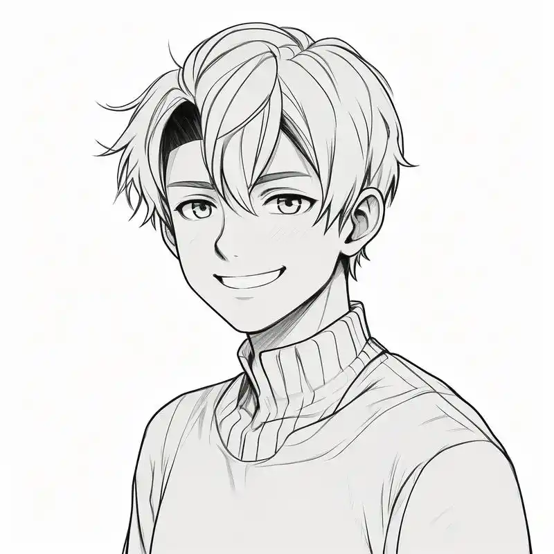 96酷炫寸头男生头像97