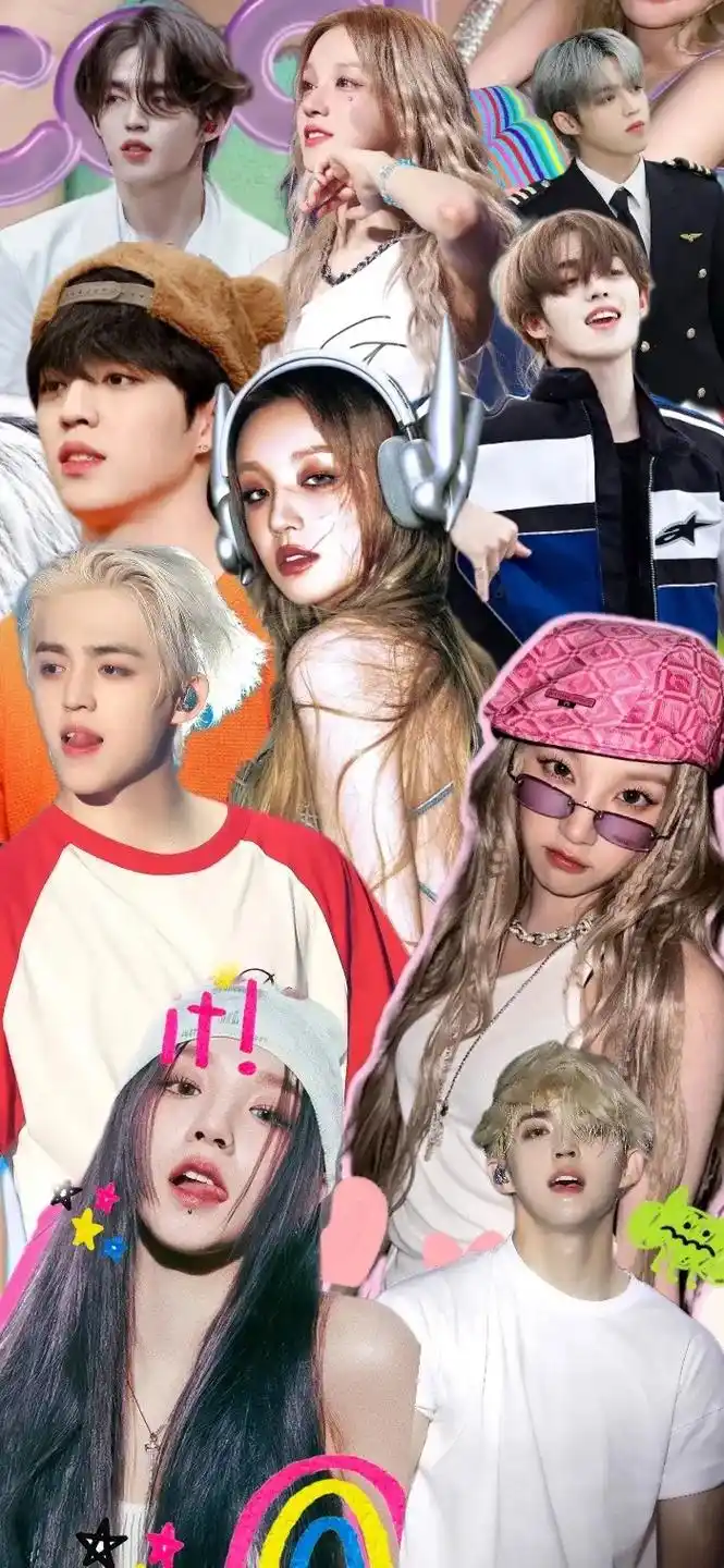 抠图拼接明星壁纸.