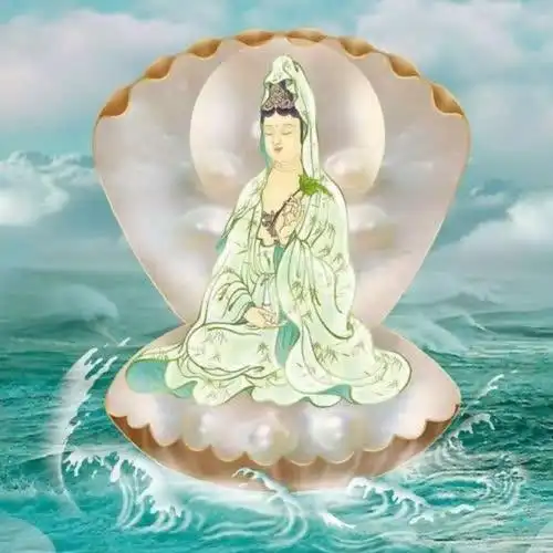 念佛女头像高清唯美修行修心静心信佛女人适宜微信头像图片