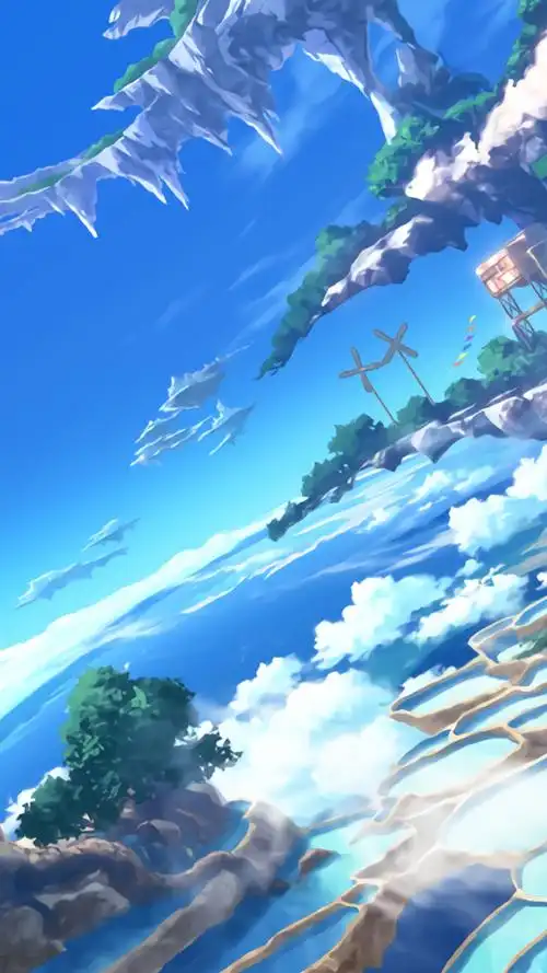 治愈系动漫插画唯美浪漫手机壁纸