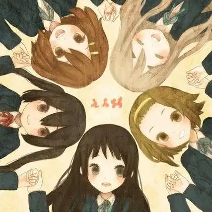 五个人的姐妹头像动漫