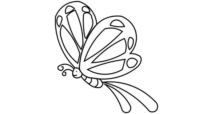 画蝴蝶简笔画画蝴蝶简笔画怎么画