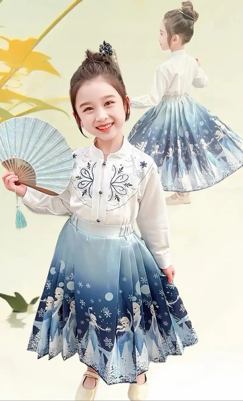 女童汉服马面裙套装