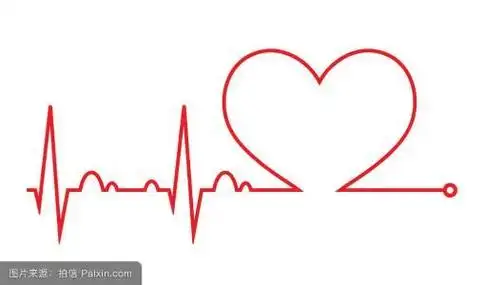 心跳卡通简笔画