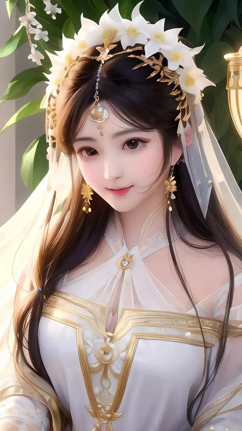 香水百合古风佳人