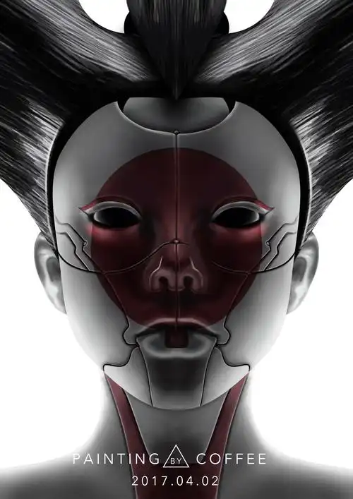 攻壳机动队-艺妓|插画|创作习作|mr_coffee - 原创作品 - 站酷 (zcool
