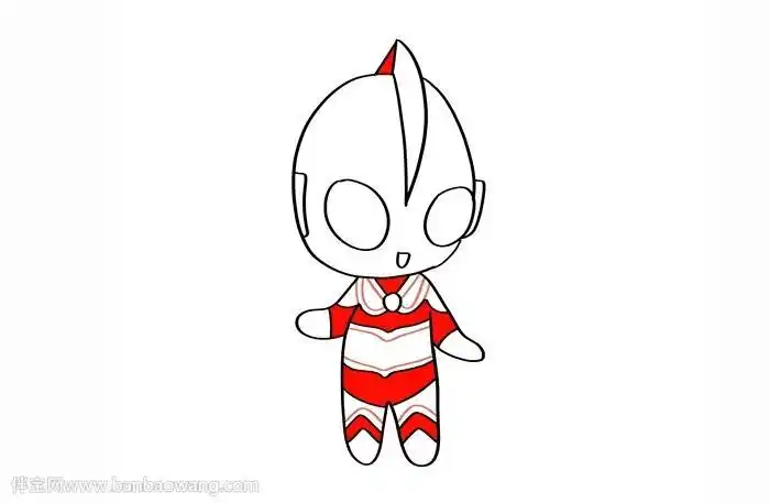 幼儿奥特曼简笔画幼儿奥特曼简笔画入门