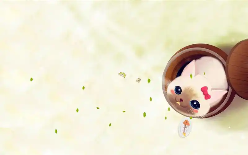 唯美意境小清新创意手绘插画高清桌面壁纸第一辑_卡通动漫_壁纸下载_