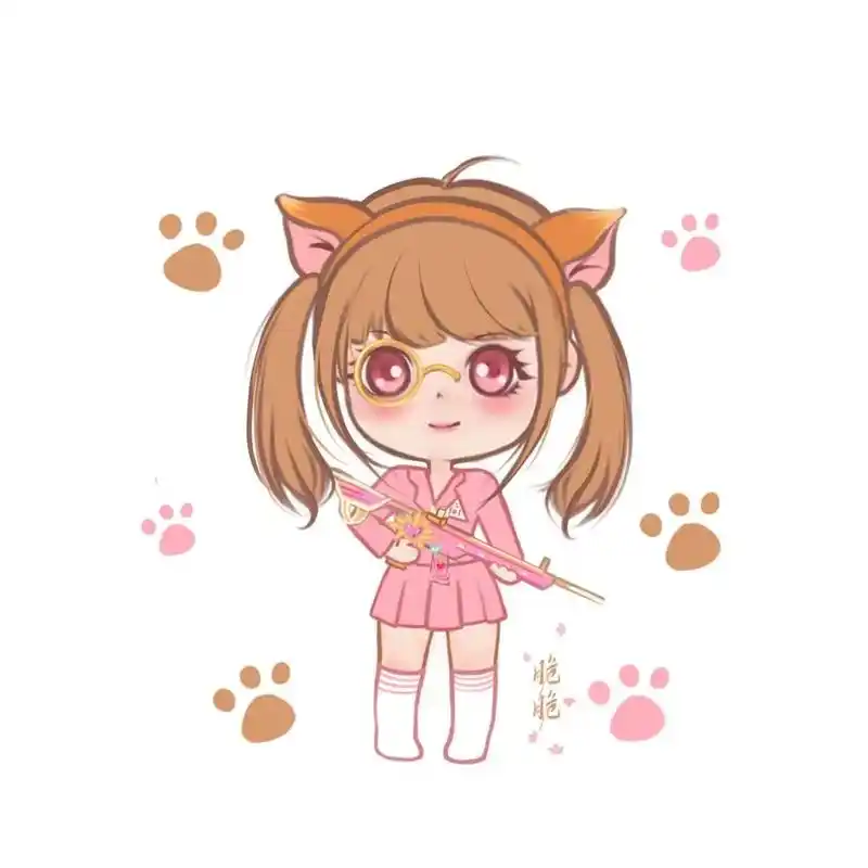 吃鸡q版头像,祝以上玩家大吉大利!!!#procreate绘 - 抖音