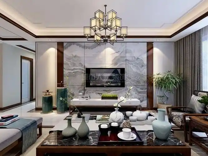 品质又上气质的新中式——120平米装修效果图