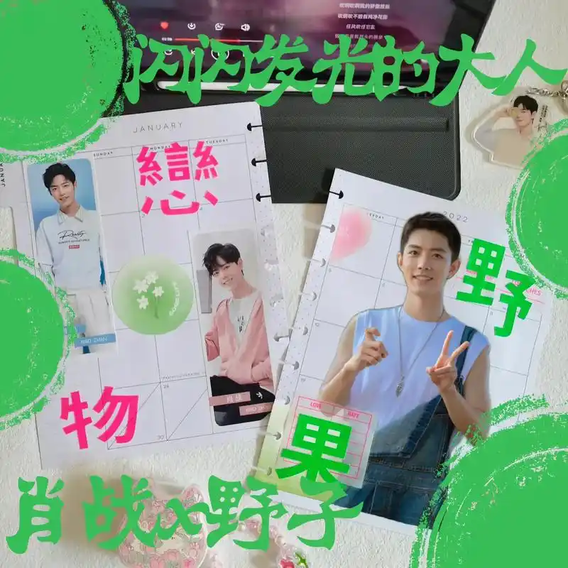 肖战  / #肖战追星手帐 是20年的限定野哥诶 #追星手 - 抖音