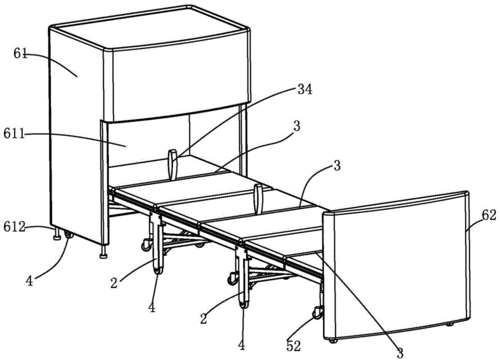 一种折叠床的制作方法