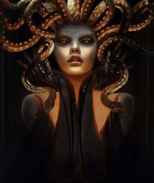 美杜莎 根付(子竹)