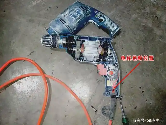 手持式电钻,角磨机,磨棒等电动工具时好时坏的检查与维修