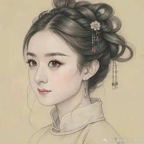 粉丝画的赵丽颖##陪赵丽颖奔赴每一个十年##赵丽颖历年活动图