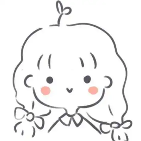 女卡通头像小清新可爱简笔画