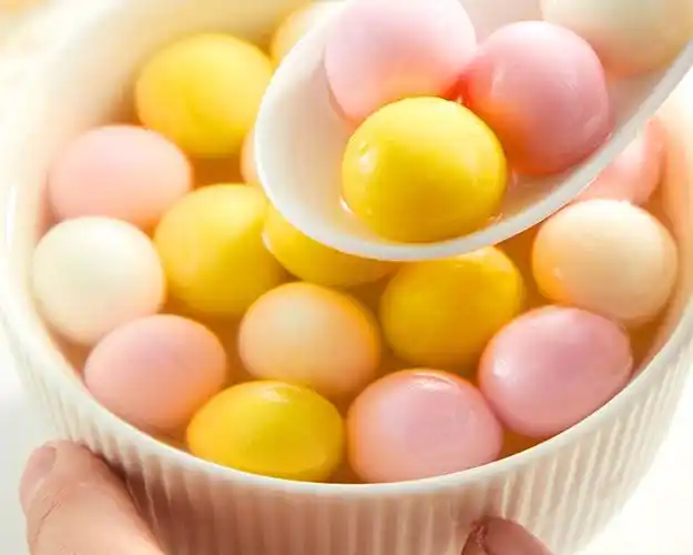 g大黄米速冻酒酿圆子黑芝麻冷冻元宵甜点心思念小汤圆三合一黄300g2包