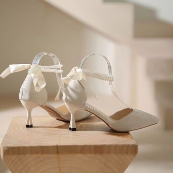 衣春蝶18岁成人礼白色高跟鞋女款在逃公主学生春夏女细跟仙女配裙子