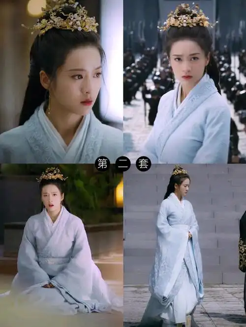 白发 白发王妃 容乐 张雪迎 宫装 服装1~9套