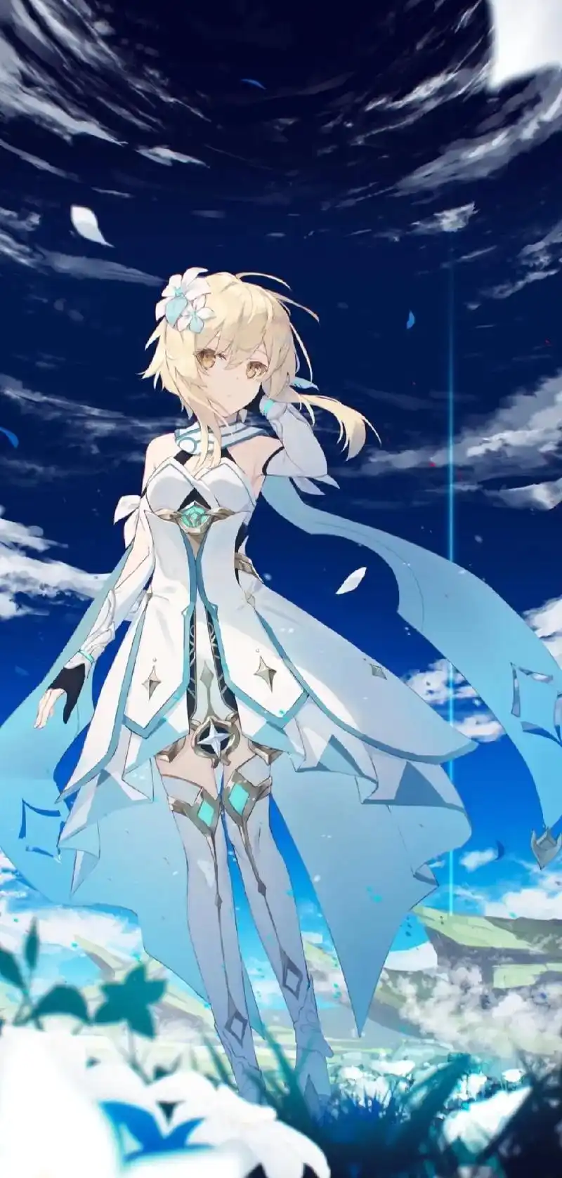 原神女主荧第58弹壁纸.喜欢的关注我#原神 #送你一张壁纸  - 抖音