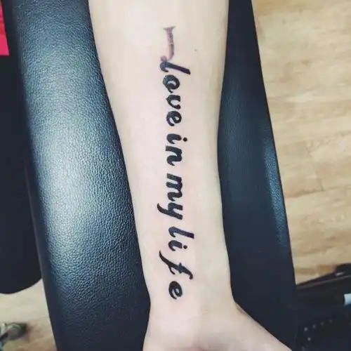 一生所爱一生所爱 英文字母 _纹身吧社区 - 纹身大咖