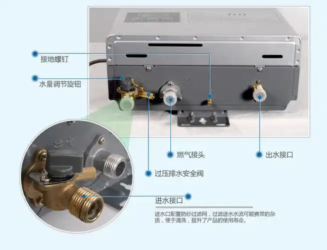 macro 万家乐jsq20-10jp 10升燃气热水器(液化气,数码恒温,真铜水箱!