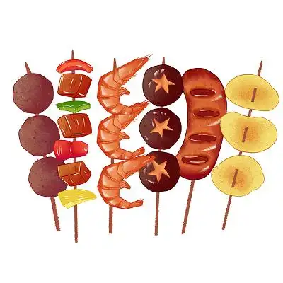 烤串海报设计元素