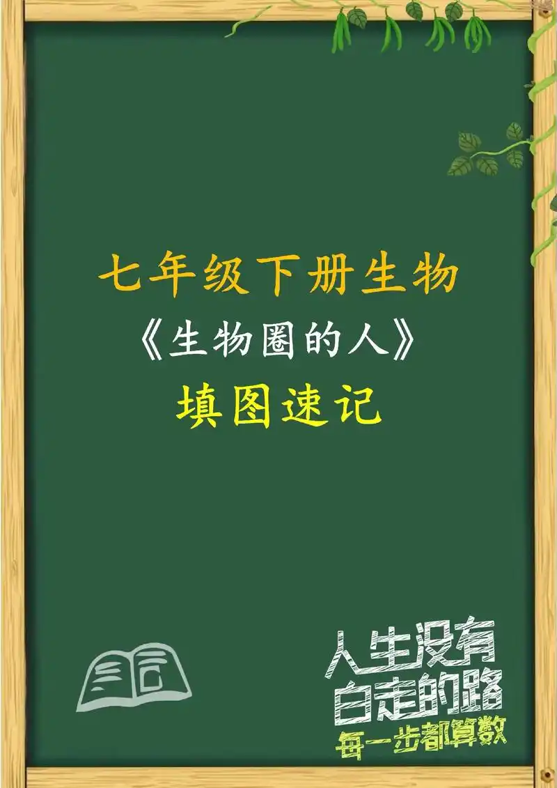 七年级下册生物 #抖音图文来了 #知识点总结  - 抖音