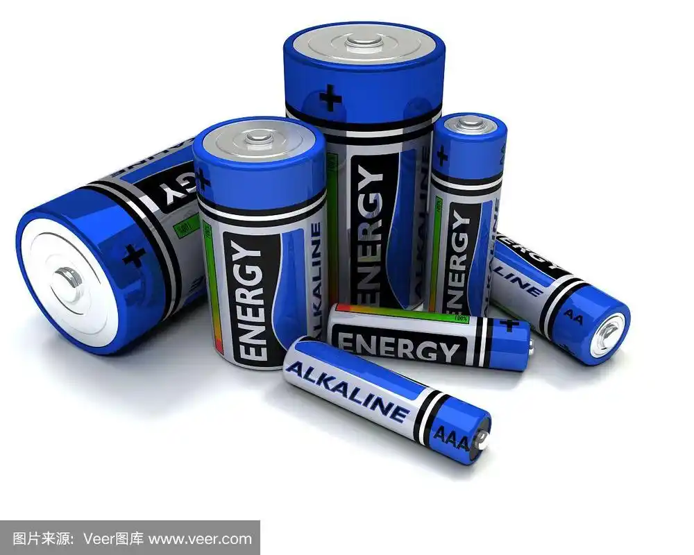 各种尺寸碱性电池