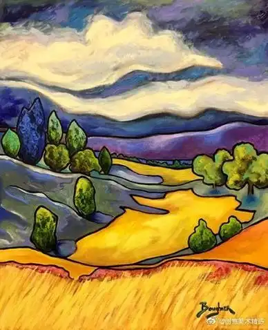 色彩##水粉##油画##艺术##手绘##儿童创意美术##创意美术##装饰画