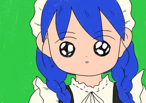 趣味清奇可爱女孩电脑桌面壁纸