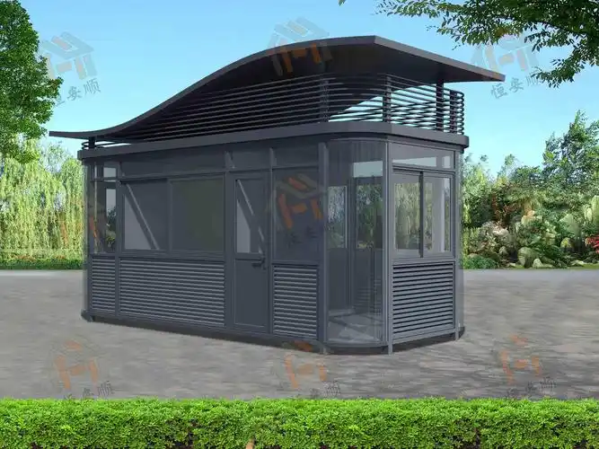 门卫保安岗亭出售宁德成品小区保安岗亭定制工厂