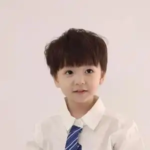 00小布blythe男孩短假发qbaby马海毛锅盖头娃发小正太假发飞机头毛