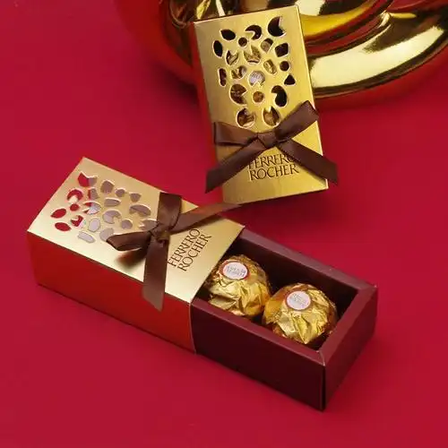 费列罗巧克力2粒喜糖官方婚礼糖盒成品含糖牛奶巧克力