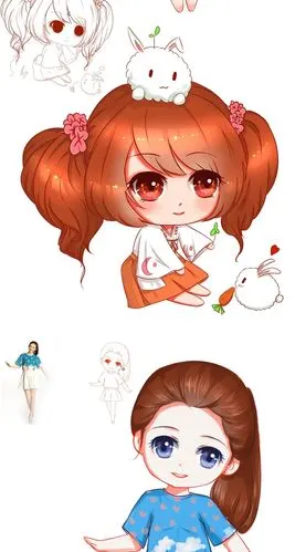 q版人物萌图手绘教程从小白到高手讲解