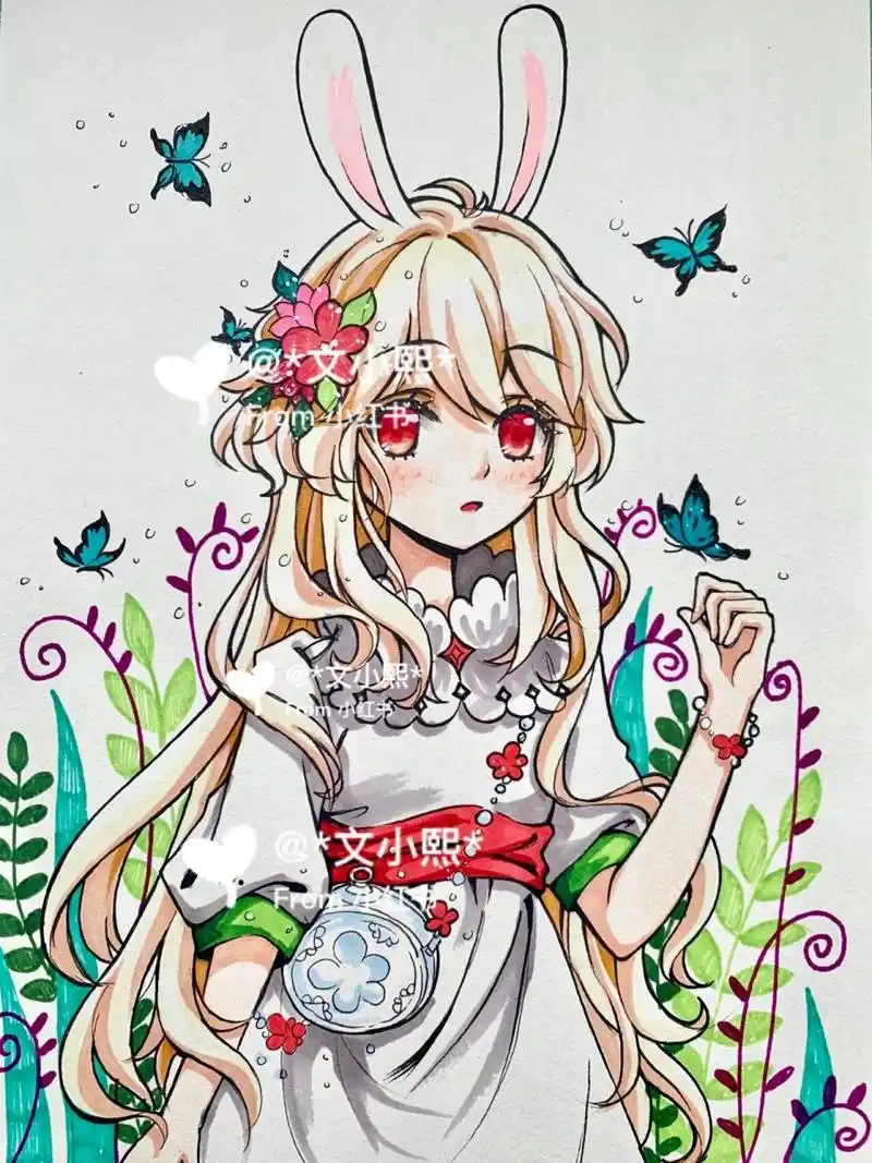 动漫人物范画二改