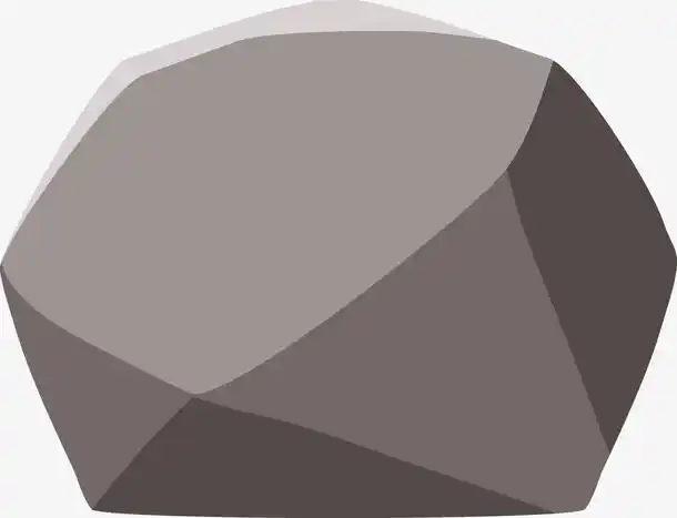 卡通儿童动漫游戏道具石头矢量素
