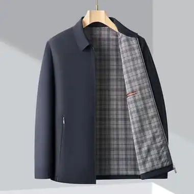 老人头(laorentou)中老年春秋装新款外套男爸爸春秋款休闲宽松夹克