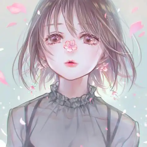 0 手绘女生头像高冷气质美女,特别的头像送给特别的你