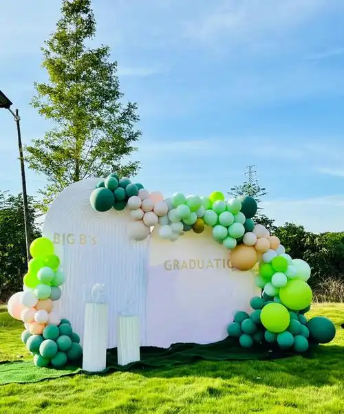 南昌怪石岭户外帐篷露营布置团建布置气球