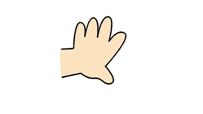 我的小手简笔画卡通