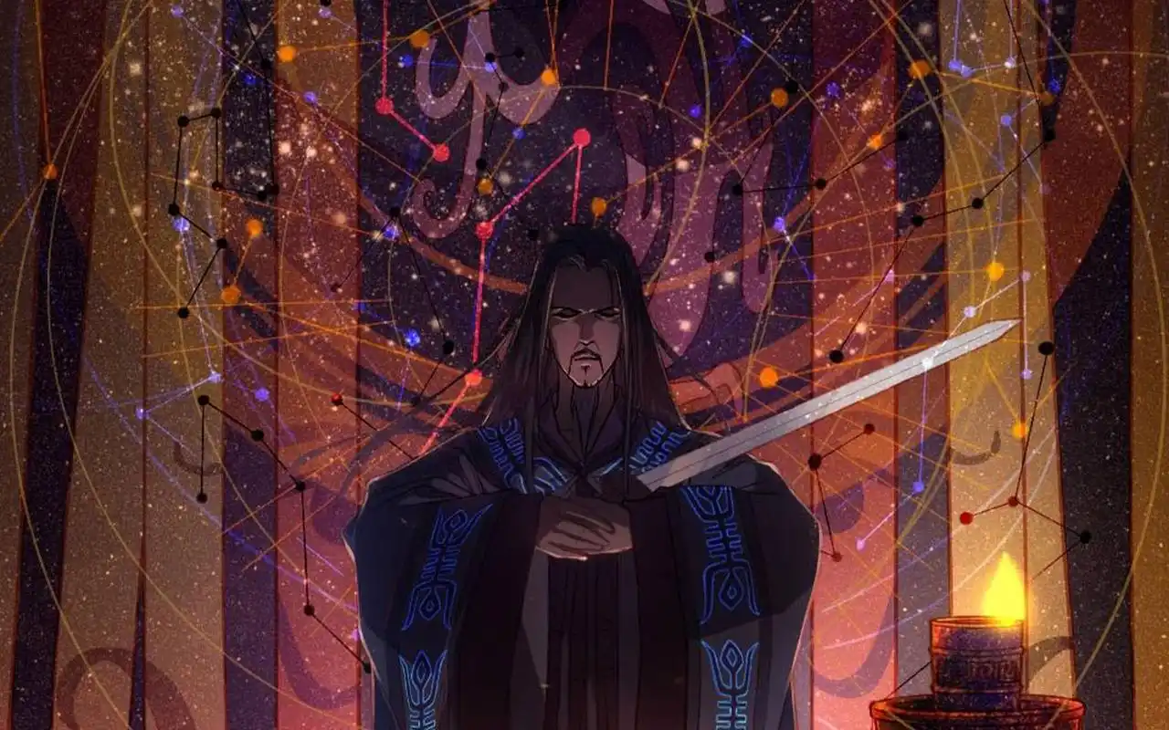 【绘画过程】动画版三国演义诸葛亮·七星灯 绘画缩时视频记录