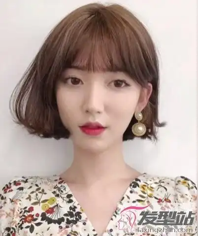 女生齐耳短发类型清新洋气美成仙女