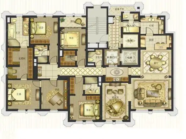 大平层豪华设计图