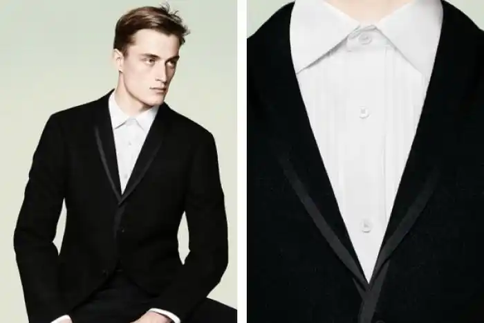 uniqlo  j 白衬衫搭配西装