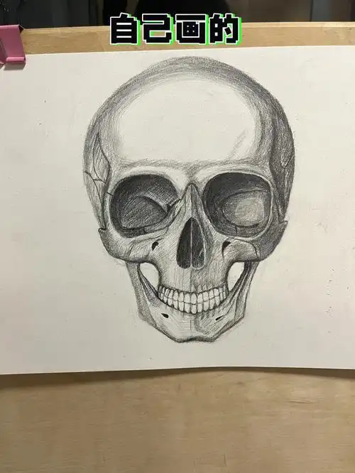 画了个憨憨骷髅头